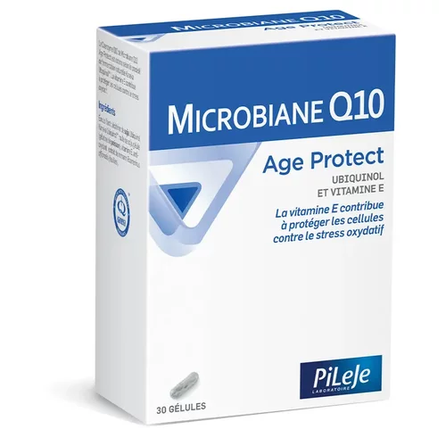法国版Pileje Microbiane Q10辅酶 维生素E等 Age Protect 30粒
