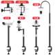 免打孔智能监控摄像头支架铝合金桌面靠墙万向伸缩加长双向夹安装
