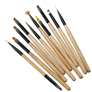 美甲笔彩绘渐变拉线刷子光疗晕染刷双头画笔专用建构指甲笔刷套装