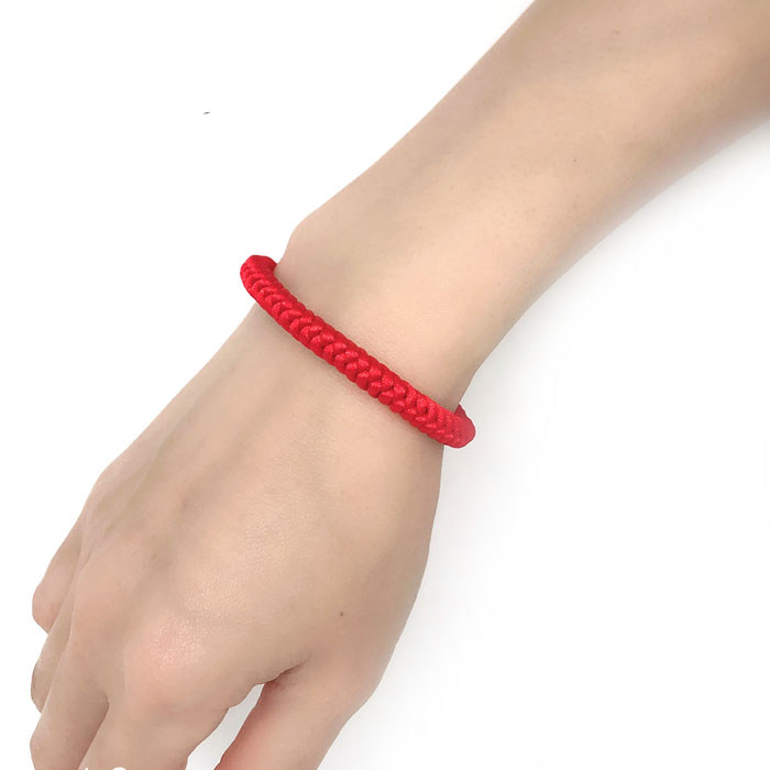 德国肖战同款手带红绳男士手链简单大方金刚结手绳女防身