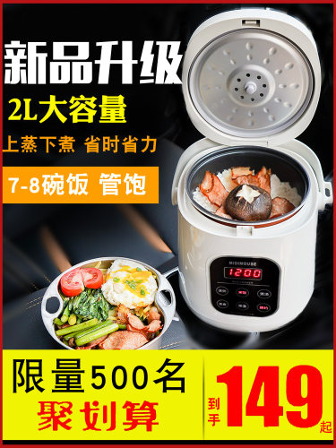 车载电饭煲12v小车家两用自驾游便携电饭锅24v货车煮饭智能电饭煲