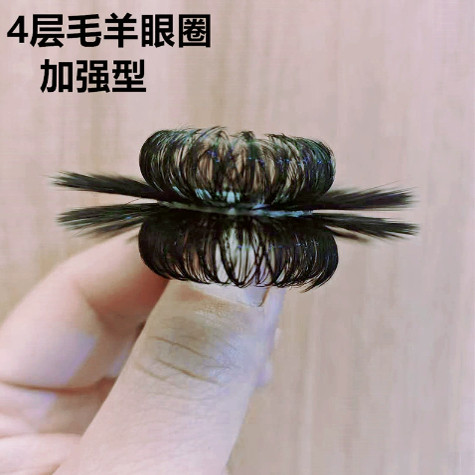新款羊眼圈硅胶圈套马毛