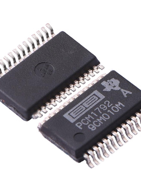 PCM1792ADB 贴片SSOP28 132dB SNR最高性能立体声ADC/DAC音频芯片