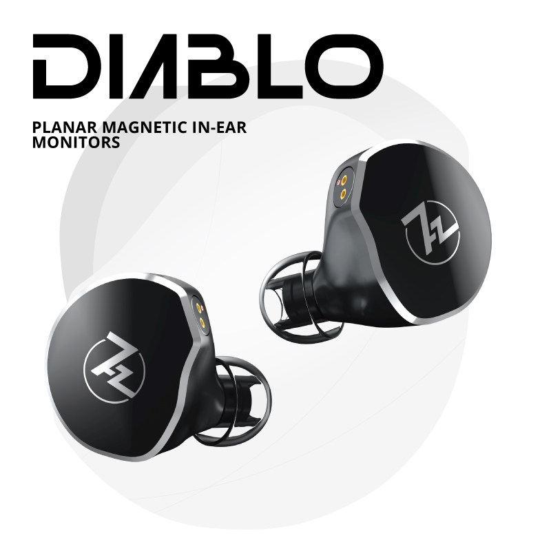 七赫兹DIABLO DIVINE 发烧HiFi入耳式耳机动圈平板单元可换线耳塞