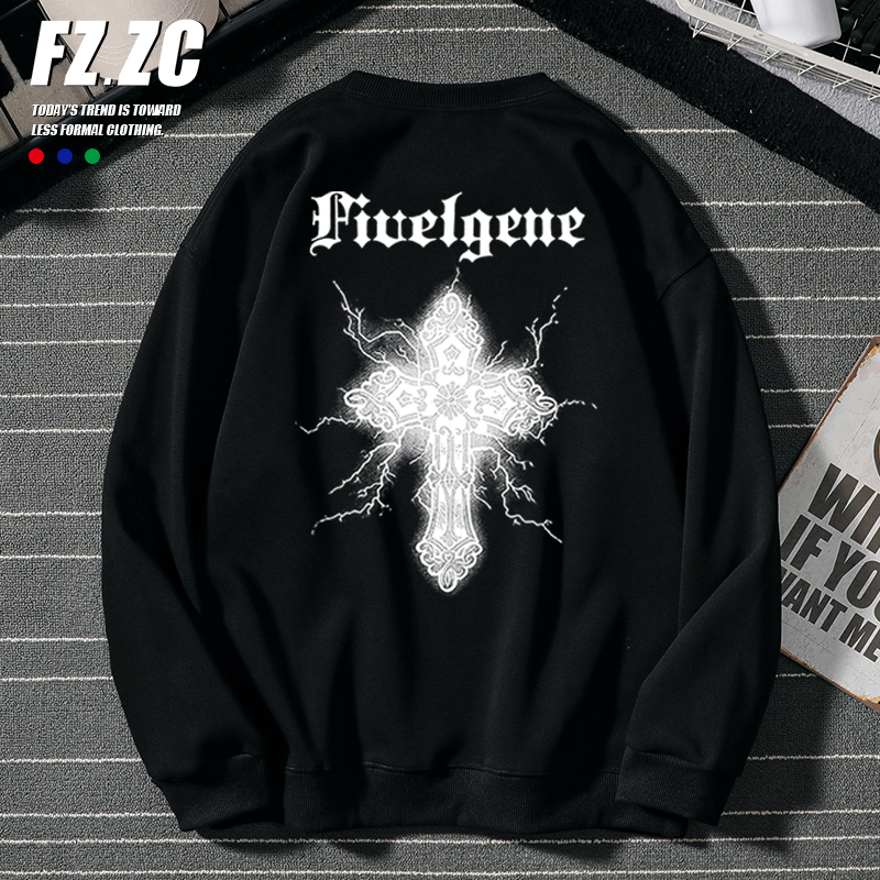 2023圆领卫衣工厂直售套头潮