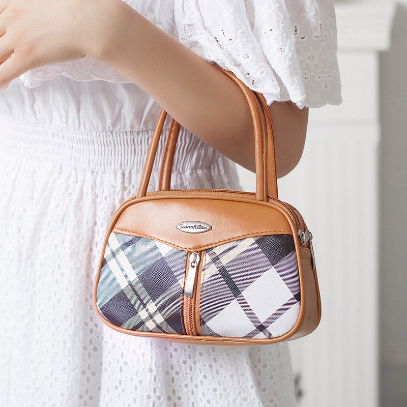 手提包妈妈手拎包包女士中老年买菜零钱钥匙手机时尚百搭逛街小包