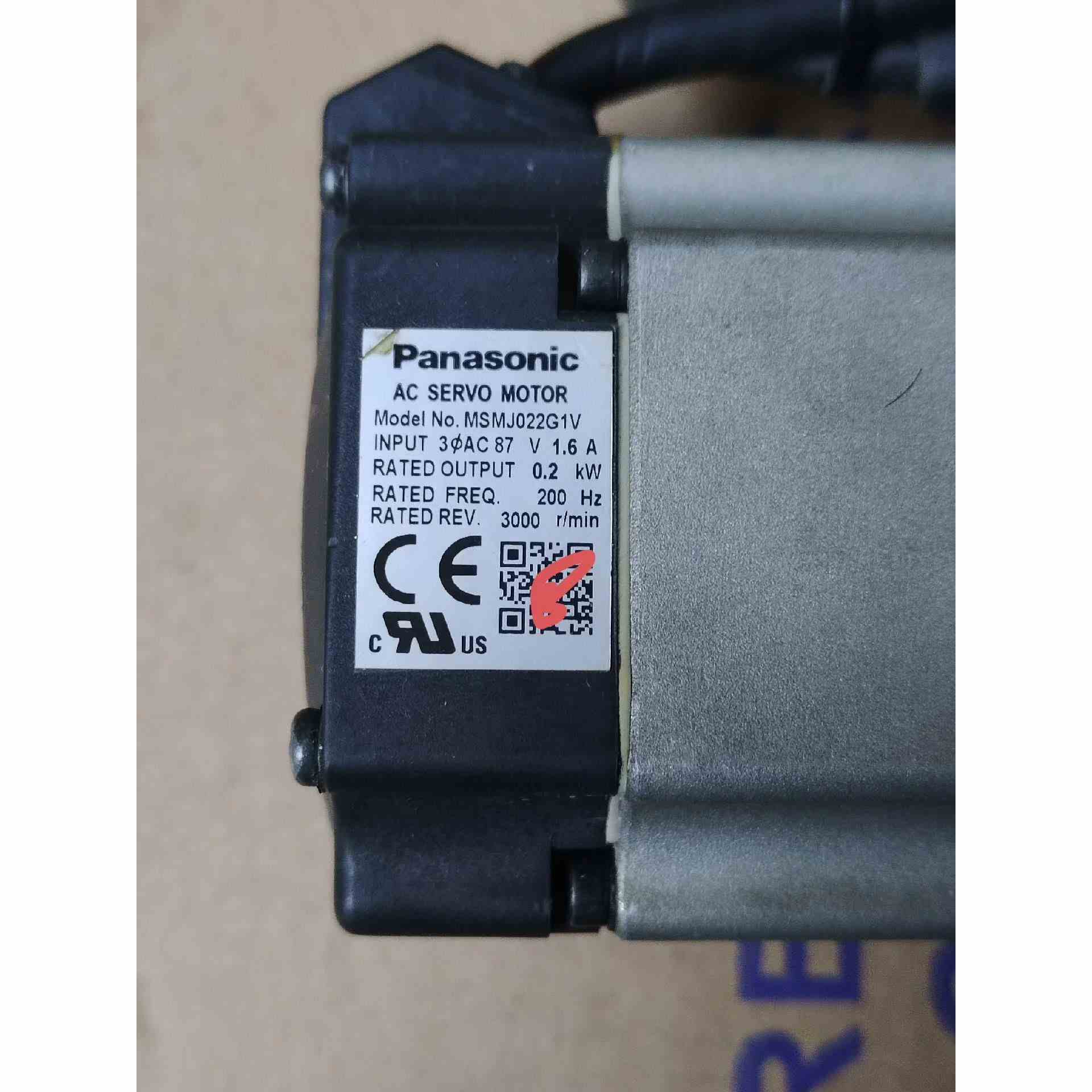电机MSMJ022G1V，200W带刹车，成色很好所，不是实价