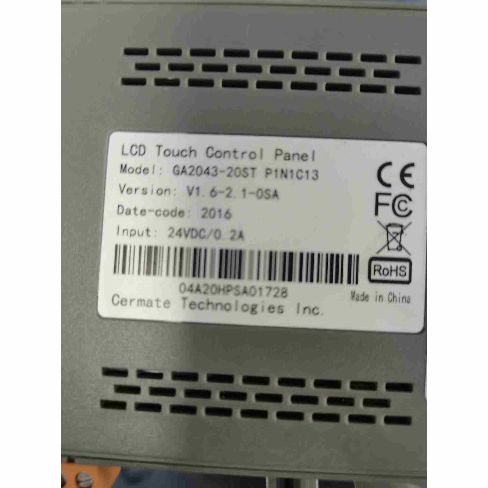 屏通触摸屏GA2043-20ST P1N1C13正常拆机，功，不是实价