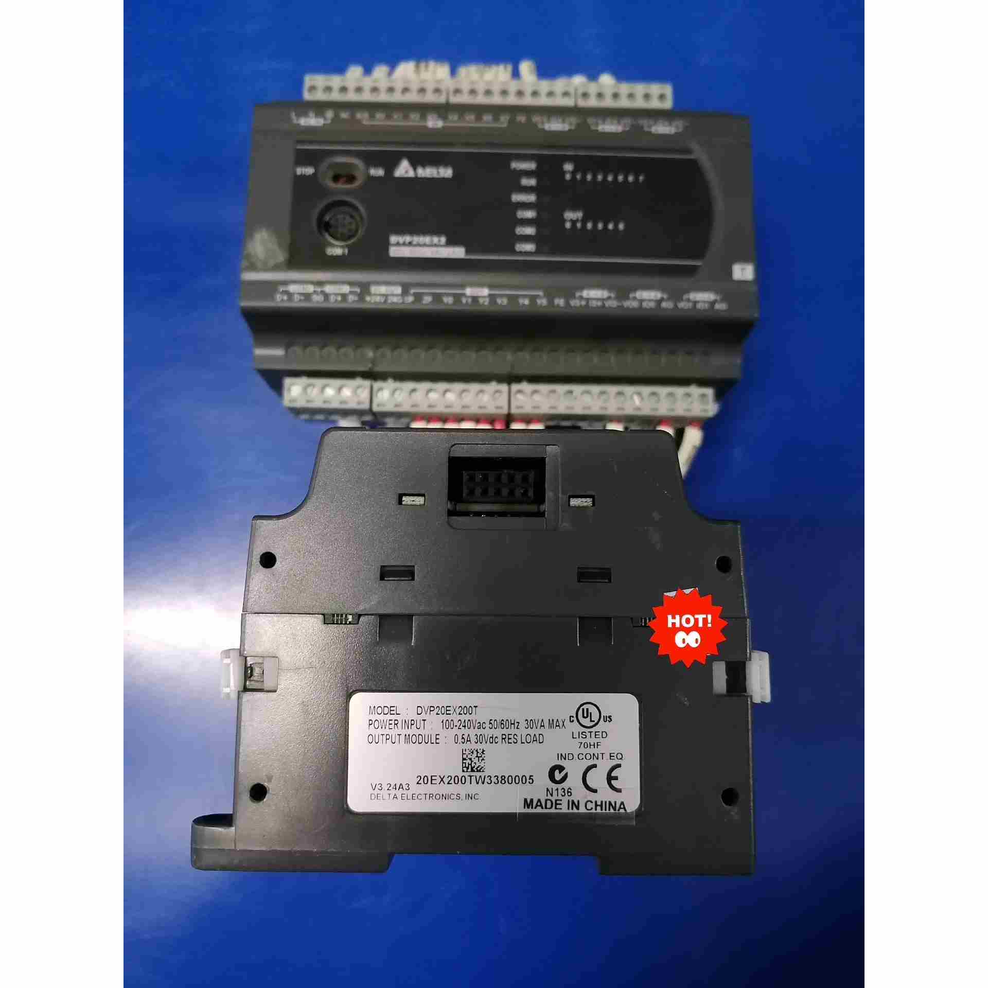 台达PLC DVP20EX200T，二手正常拆机，有瑕疵，功，不是实价