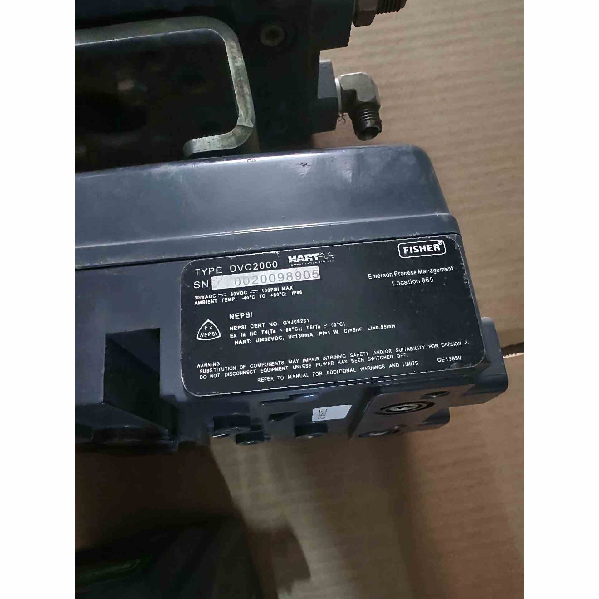 费希尔阀门定位器DVC2000，二手一起五台功能包，非实价