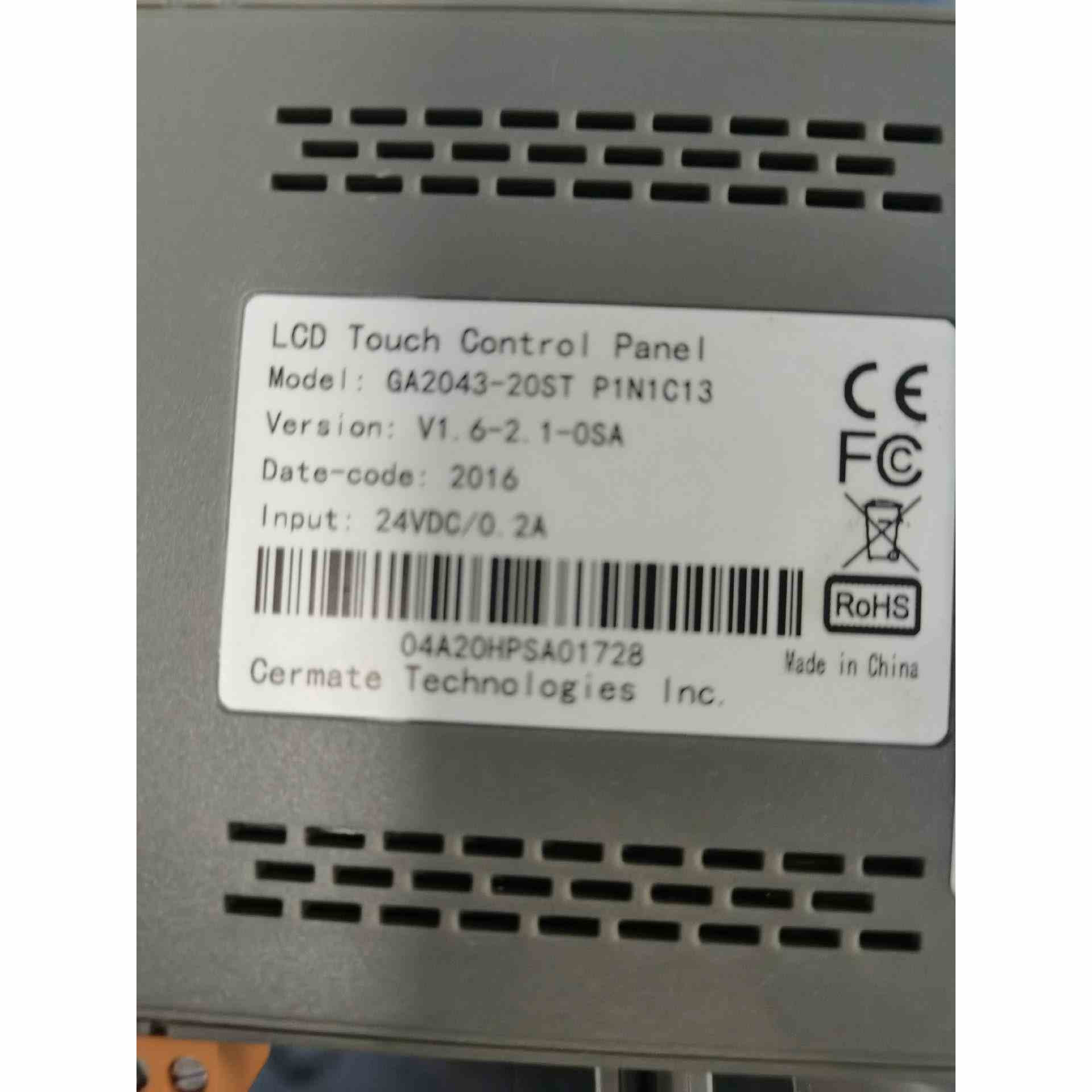 屏通触摸屏GA2043-20ST P1N1C13正常拆机，功，不是实价