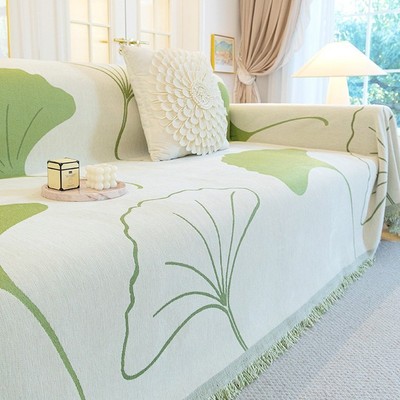 ins风防猫抓沙发巾现代简约沙发套罩万能全包四季通用靠背盖布毯