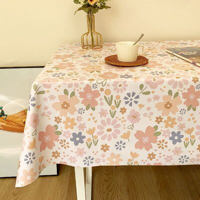 书桌布ins风学生宿舍桌布防水防油免洗高级感防烫PVC餐桌茶几台布