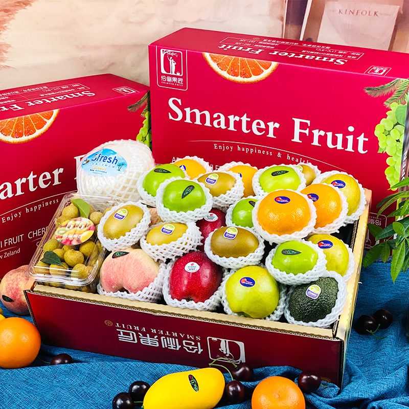 顺丰10斤混搭新鲜水果进口椰子组合大礼盒装混合高端果篮送礼