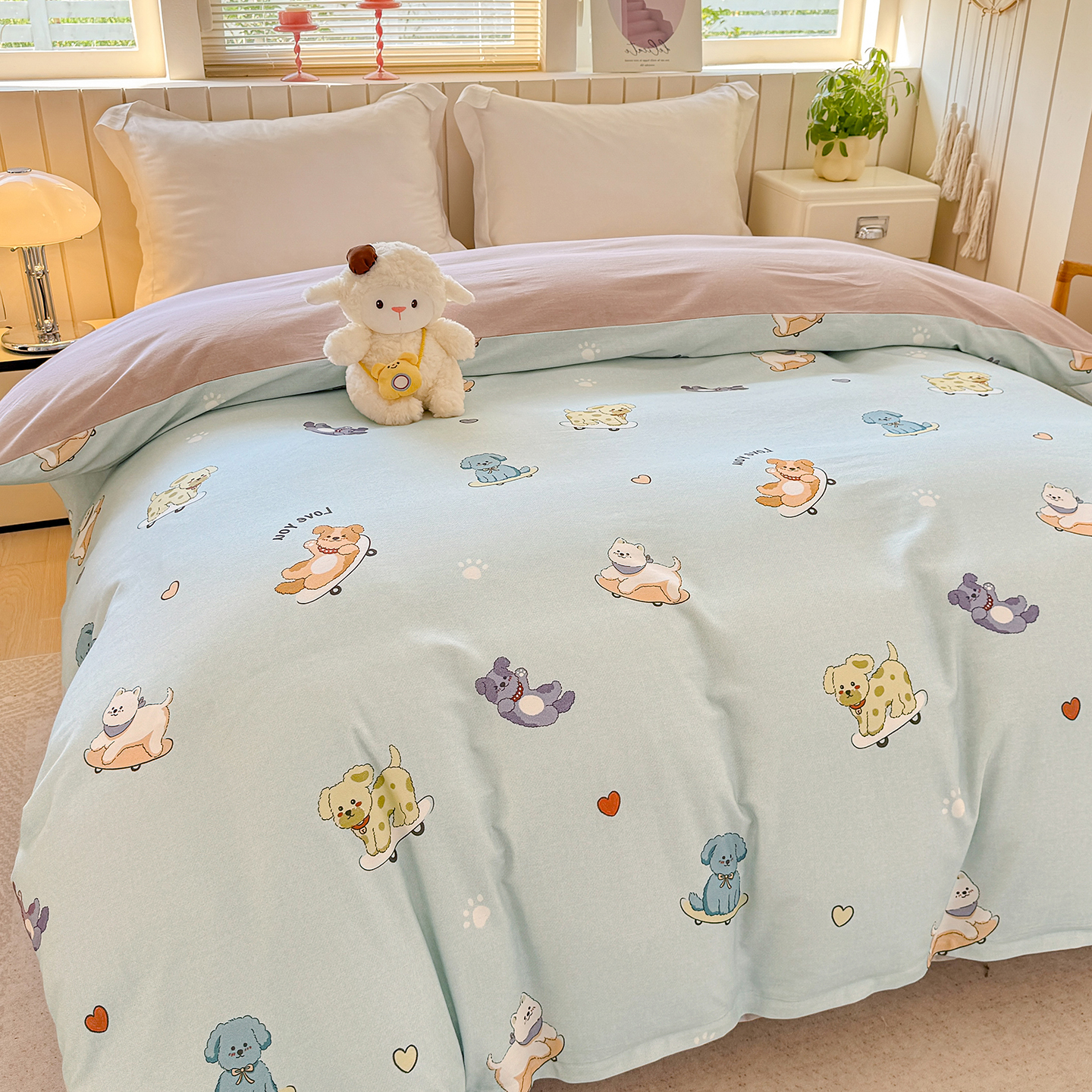 定做A类全棉磨毛被套被罩