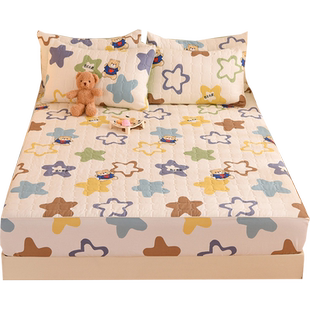 定做订制全棉夹棉床笠纯棉榻榻米高低床罩拼接子母床包棕垫薄垫套