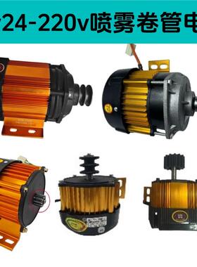 电动打药机专用电机减速喷雾12V48V60V220收放管电机控制器遥控器