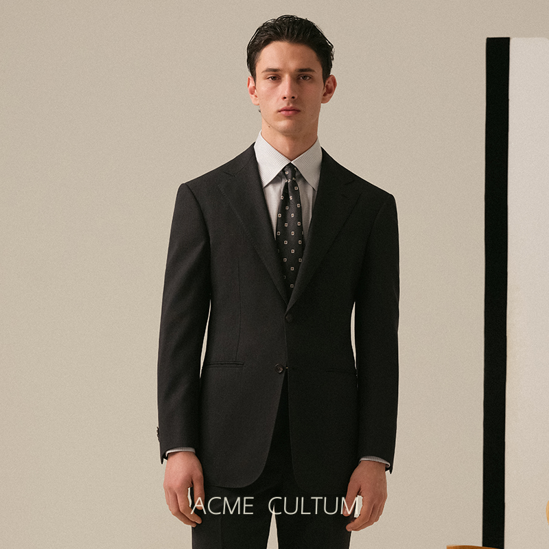 100%羊毛商务休闲西装男士套装