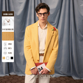 无结构西服男休闲正装 Acme cultum全棉麦穗纹肌理意式 上衣外套