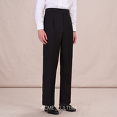 cultum纯羊毛130S精纺高腰单褶直筒西裤 男修身 商务正装 Acme 长裤