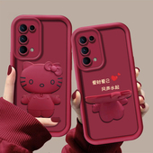 适用于opporeno5手机壳reno13保护套reno10个性 创意reno9不顶膜reno14镜头全包reno12镜子猫咪支架reno6新款