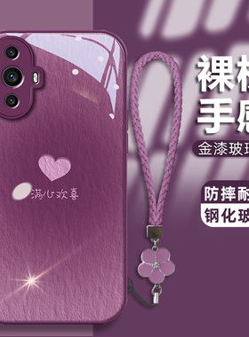 适用于华为nova11手机壳nova11Pro手机套nova10小众nova9金漆玻璃nova8气质nova7个性nova5满心欢喜摔