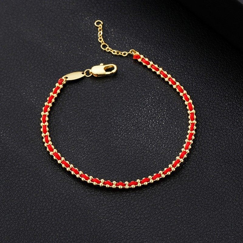 国潮高级感复古红绳手链气质新款时尚流行小众细款,饰品/流行首饰/时尚饰品新,手链,淘宝优惠券,粉丝福利购,淘宝优惠卷