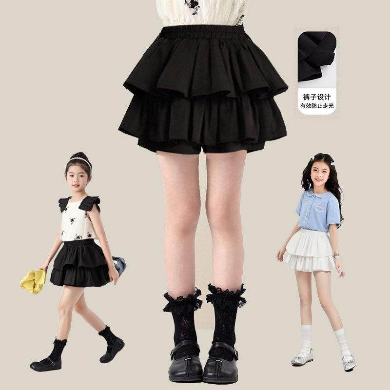 女童半身裙夏季裙裤2025新款夏装儿童短裙子中大童女孩蓬蓬蛋糕裙,童装/婴儿装/亲子装,半身裙,淘宝优惠券,粉丝福利购,淘宝优惠卷