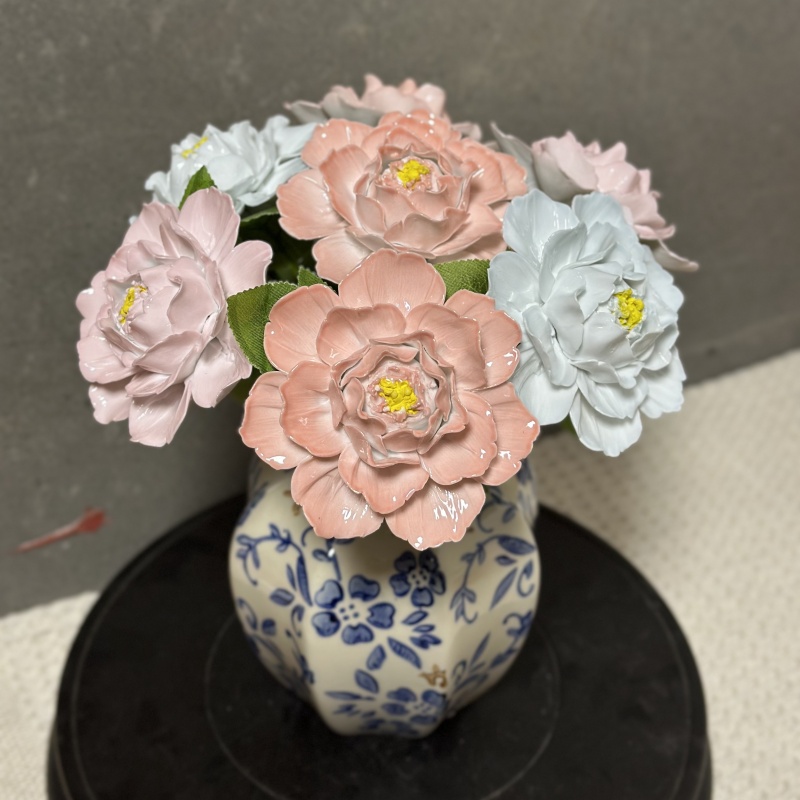 景德镇陶瓷大号花牡丹花