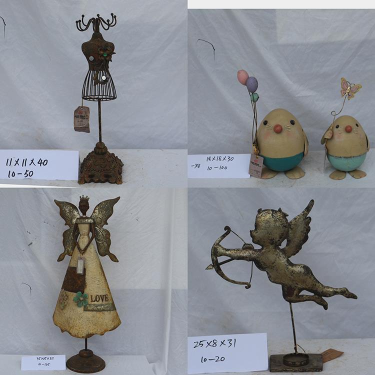 孤品大集合-样品欧式复古花店庭院装饰铁艺摆件挂件园艺花器杂货