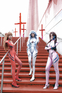 明日香cos服eva新世纪福音女战士服装女大码男女迪斯尼套装儿童