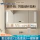 智能浴室镜柜单独挂墙式 卫生间镜柜带灯除雾洗手间镜子收纳储物柜
