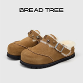 饰厚底羊毛拖鞋 BREADTREE面包树 宝石装