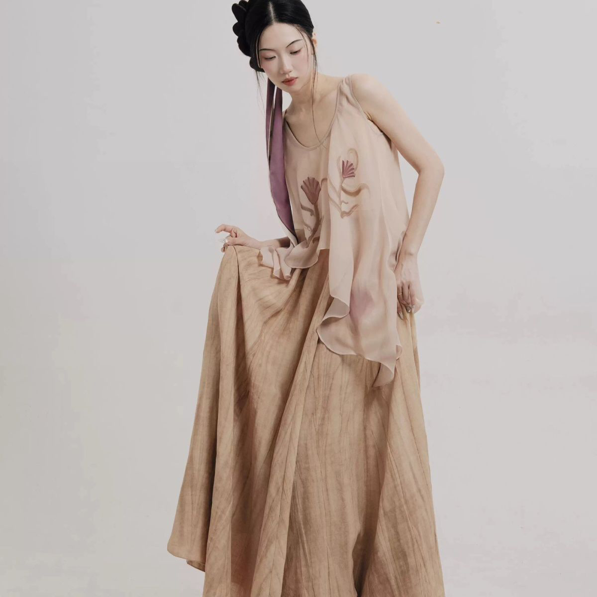 |千鹤万蝶|郁郁禅尘古典舞蹈服