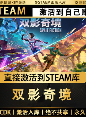 Steam正版【双影奇境】Split Fiction 全球区激活激活码CDK入库