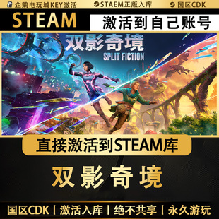 Steam正版【双影奇境】Split Fiction 全球区激活激活码CDK入库