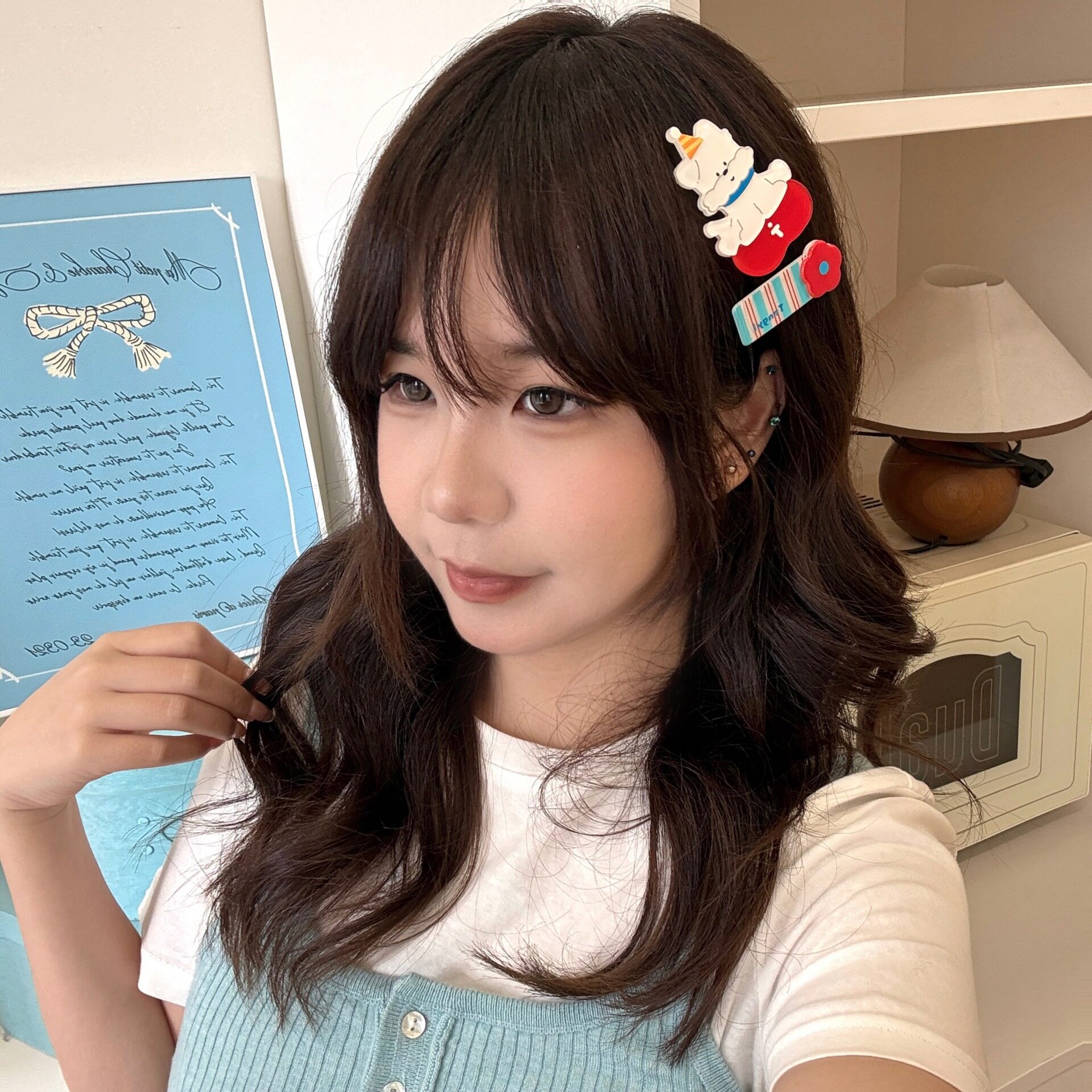 腾亿创意夏季甜美亚克力西高地发