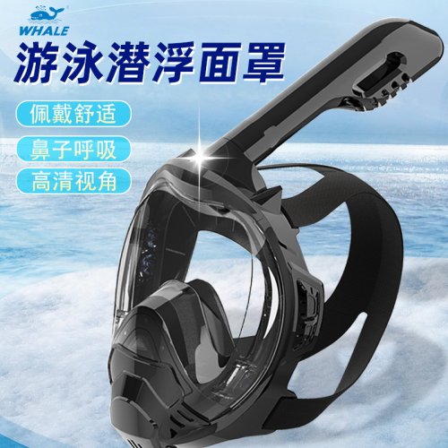 游泳潜水面罩鲸鱼浮潜三宝