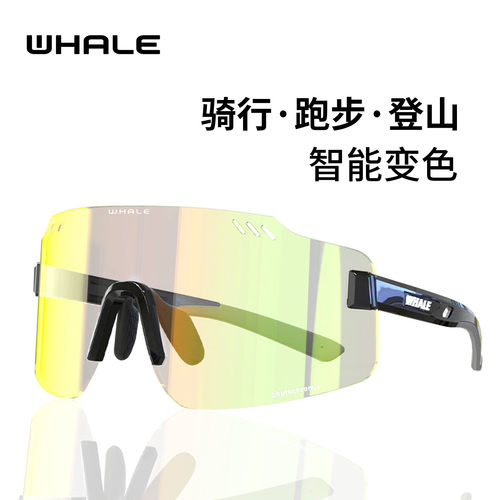 鲸鱼RS8变色日夜两用骑行眼镜