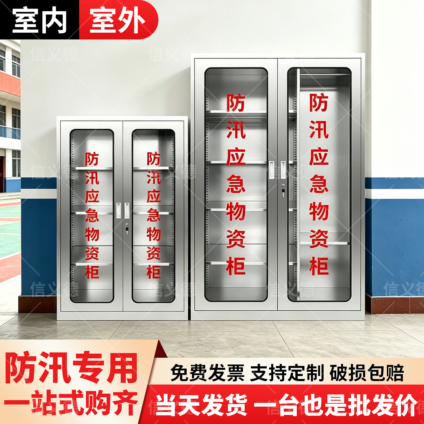 信义德防台防汛应急物资柜包邮图片