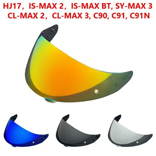 揭面盔HJC HJ17镜片C90 C91镜面CL-MAX2/3, IS-MAX 2头盔日夜防雾
