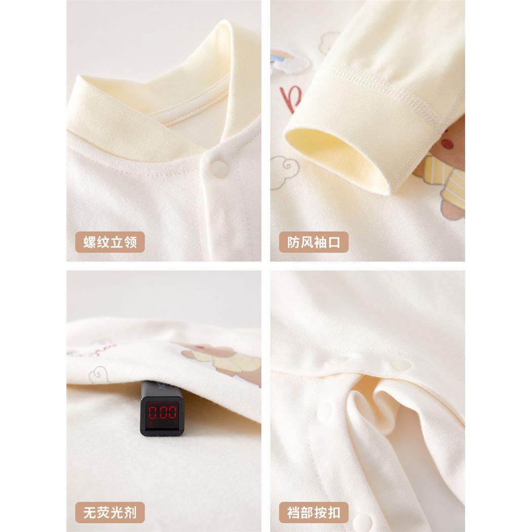 春秋纯棉婴儿连体衣服新