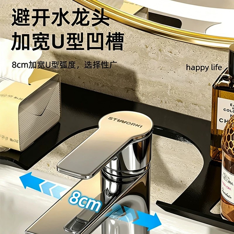 免打孔水龙头置物架浴室