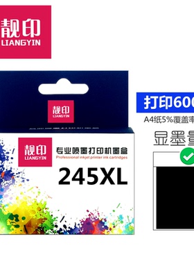 靓印适用佳能245XL 246XL墨盒 MG2920 2420 2922 TS202 MX492 MG2520s 3122 MG3022 3420 3320 TS3120 打印机