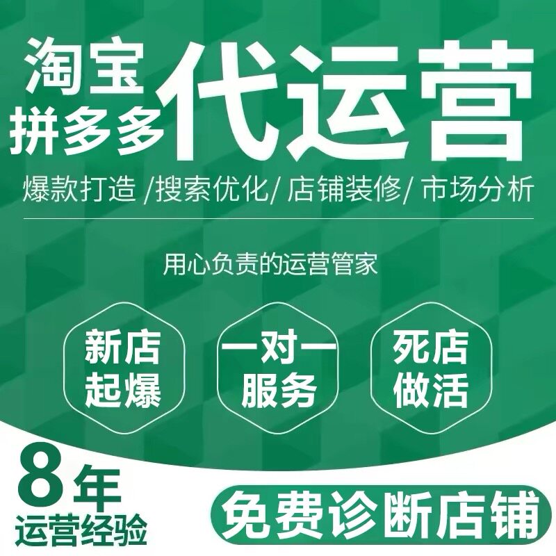 个人代运营拼多多淘宝天猫pdd其它设计服务