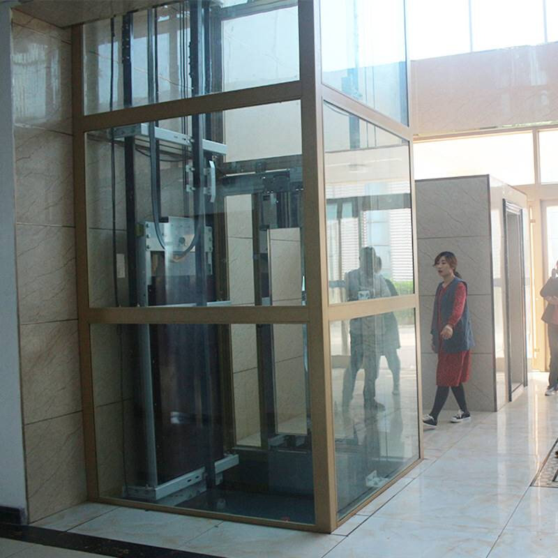 家用电梯二三四层别墅室内小型楼梯简易家庭升降室外商用观光