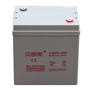 6V200Ah游览车动力电池 3-EVF-200 高尔夫球车用胶体蓄电池系列
