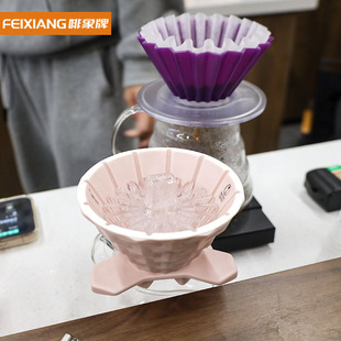 啡象手冲咖啡压纸器食品级V60锥形文山折纸滤杯蛋糕滤纸热水冲压