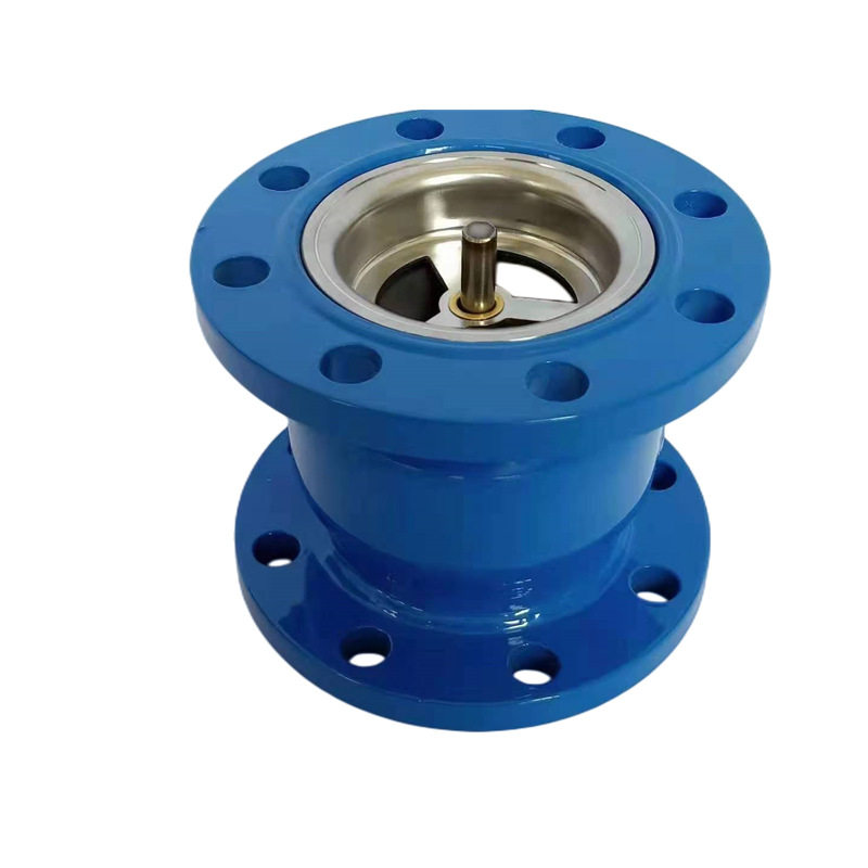 dn100焊接止水阀 消防止回阀 法兰钢体304不锈钢芯消声止回阀运费