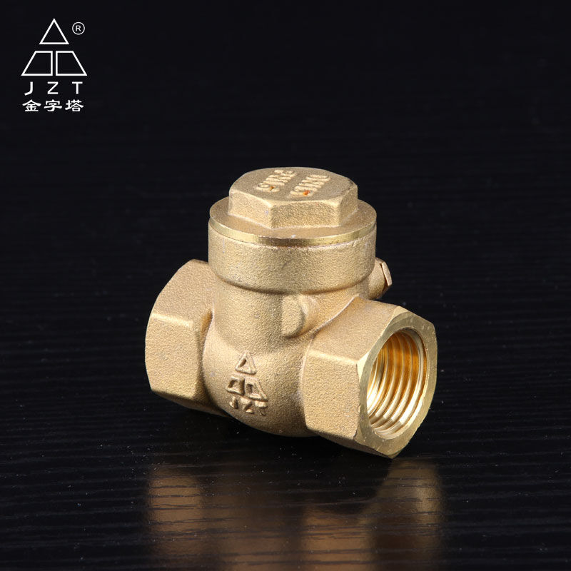 金字塔(pyram多id)黄铜卧铜式横式止回阀单金字塔(向阀逆止阀